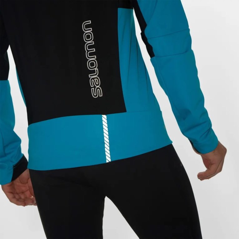 Salomon Gore Tex Infinium Windstopper Pro Bundy Panske Tyrkysové | SK 5ZSHLJ